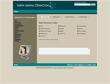 Tablet Screenshot of elitesitesdirectory.com